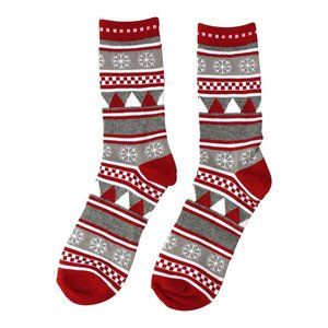 Winter Snowflake Print Socks